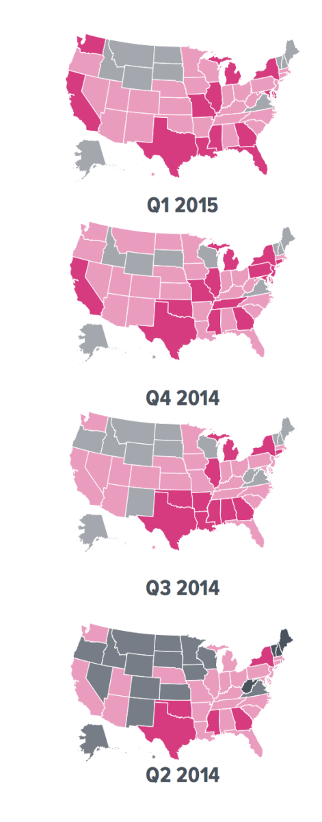 geographic location-Q1,Q2,Q3,Q4